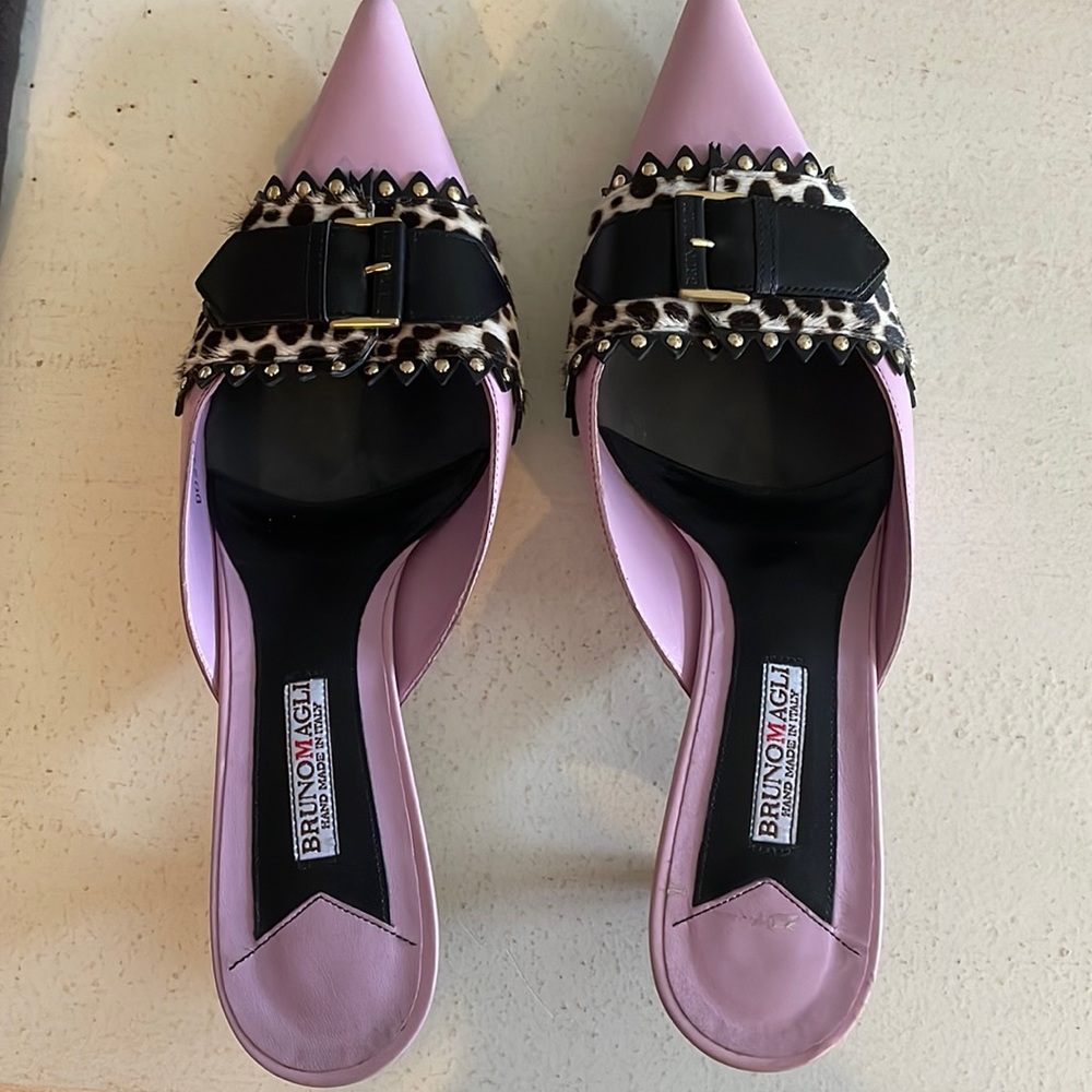 Bruno Magli mules- size 39/8.